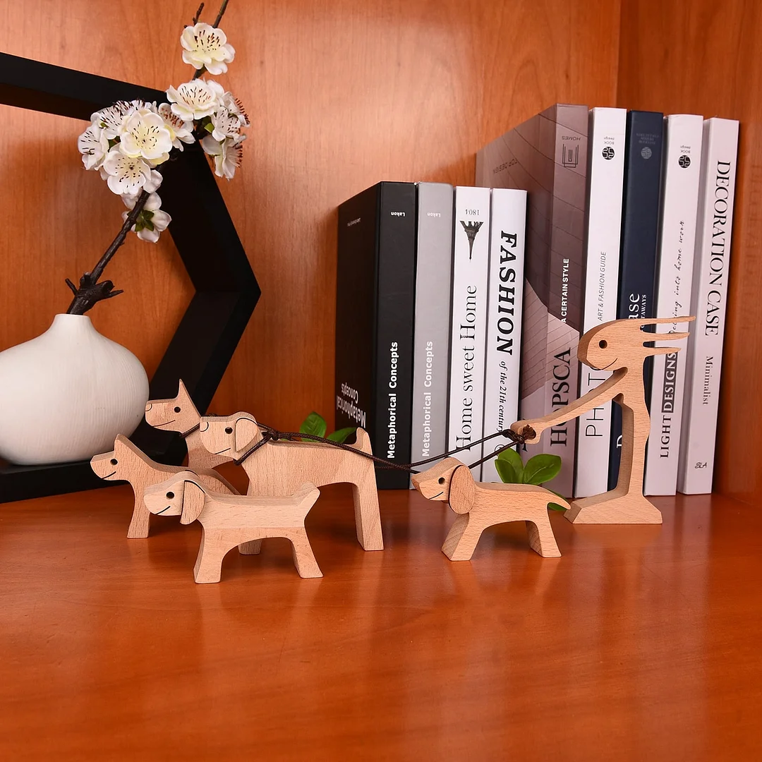 Personalise Dog Home Decor Figurines Handmade Ornaments Home Decoration Miniature Figurines For Bedroom Home Office Shelf Decor