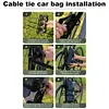 5L Bike Fork Bag Bicycle Fork Bag Reflective Strap for Mountain Bikes Road Bikes