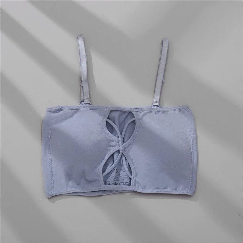 FINETOO Seamless Women Crop Top Sexy Female Underwear Tank Tops Lingerie Femme Padded Adjustable Strap Camisole Woman Top 2021