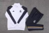 2023/2024 Real Madrid Long Zipped Jacket White Football Jersey Set 1:1 Thai Quality