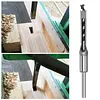 4PCS Square Hole Drill Bits 6.4/8/9.5/10/12.7mm for Precise Woodworking