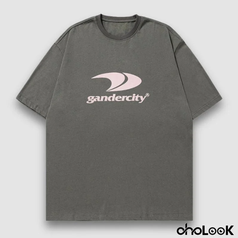 Vintage Contrast Print Tee