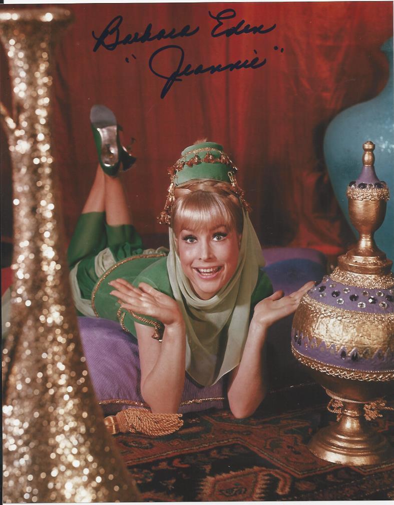 Barbara Eden - I dream of Jeannie signed Photo Poster painting