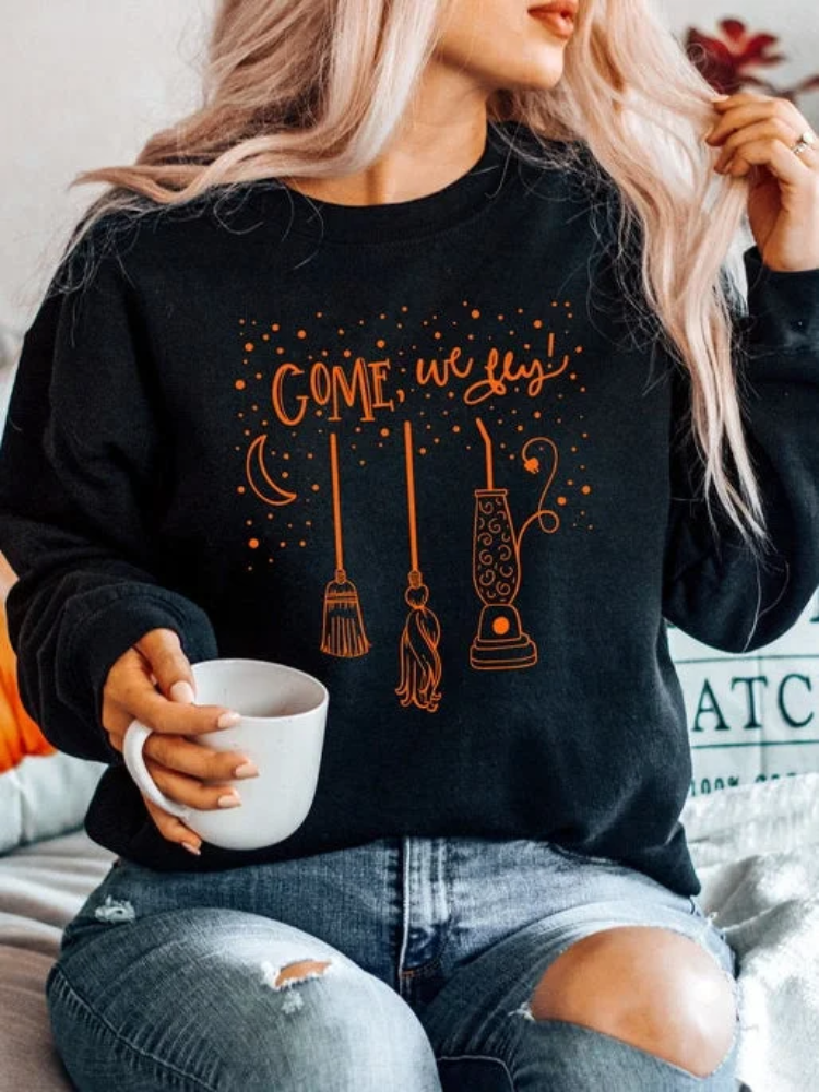 Come We Fly Halloween Sweatshirt