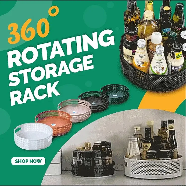 360° Rotating Storage Rack