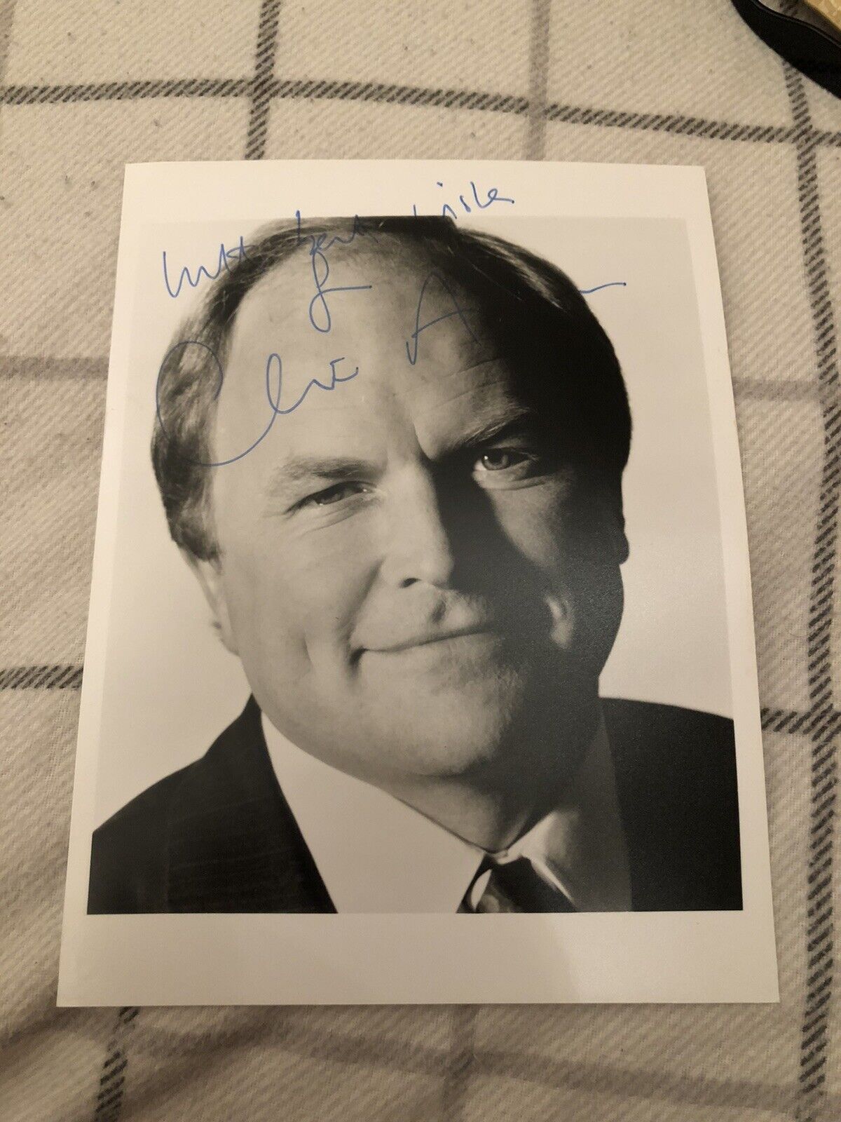 CLIVE ANDERSON (TV PRESENTER) VINTAGE SIGNED Photo Poster painting