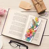 3Pcs Diamond Painting Hummingbird Flower Bookmarks Kits for Bookworms