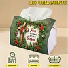 Season of Jesus DIY PULeather Diamond Painting Tissue Box for Adults Beginners Large Size Diamond Art Paper Storage Holder for Living Room Bathroom Table Decor