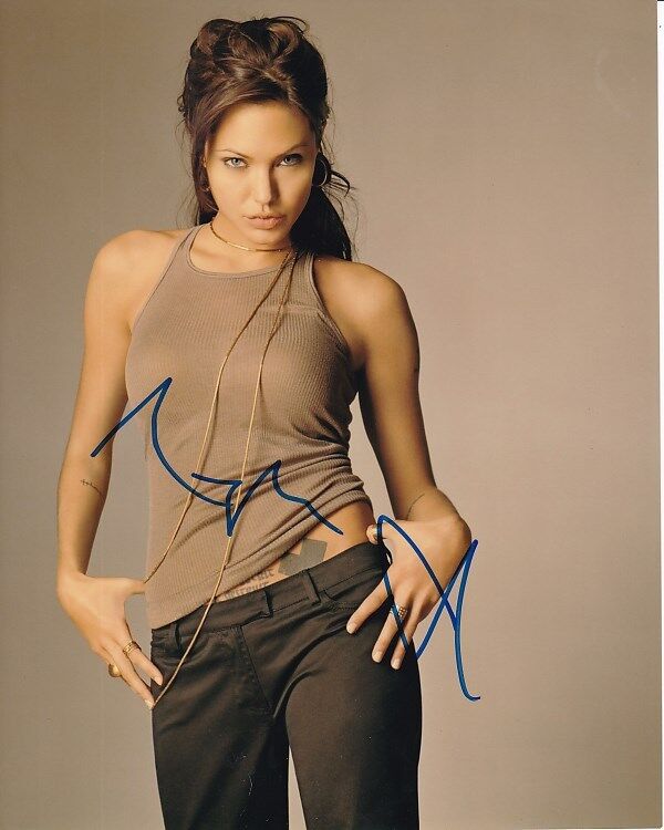 ANGELINA JOLIE Signed Autographed Photo Poster painting