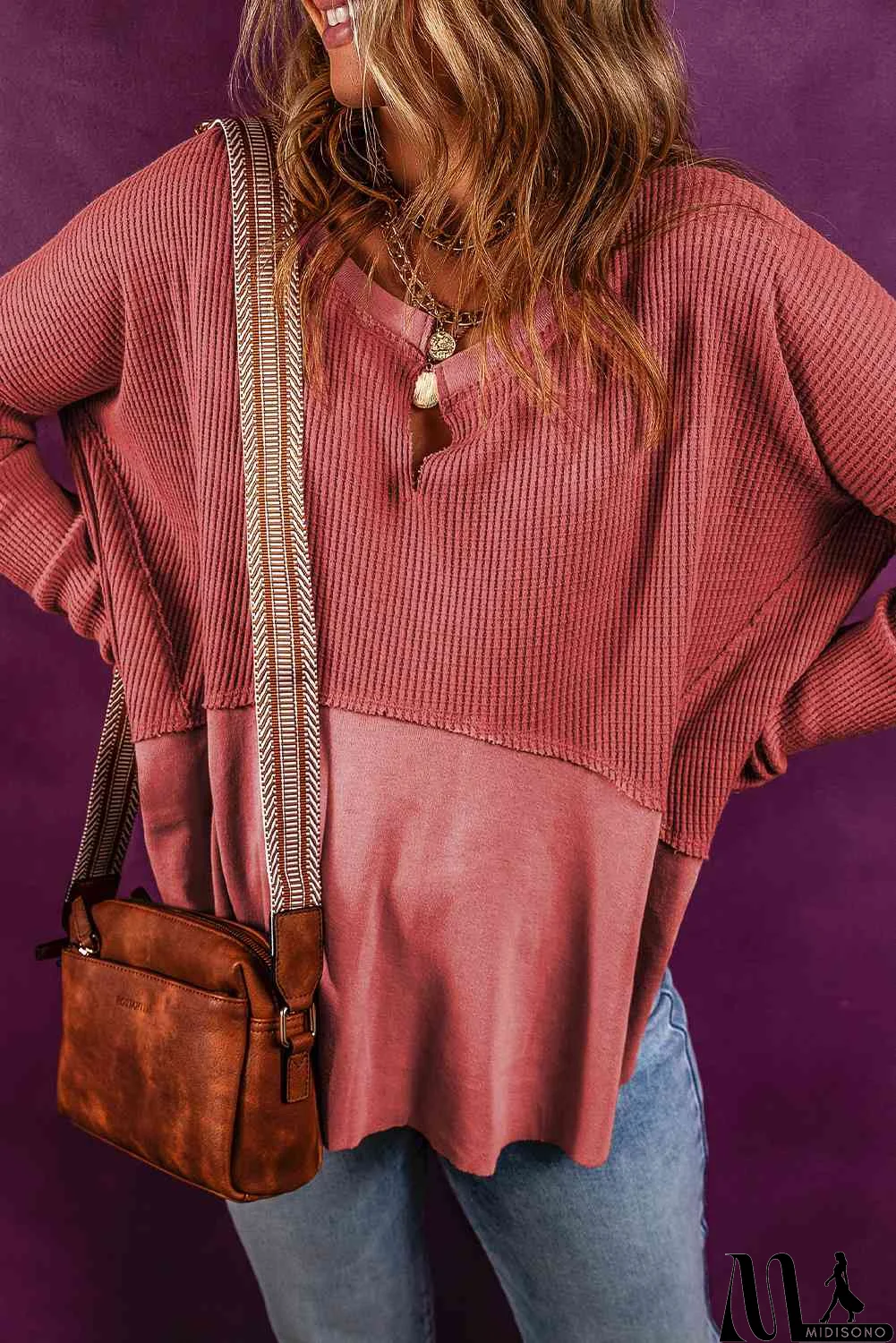 MidiSono - Effortless and Classy winter Blouse