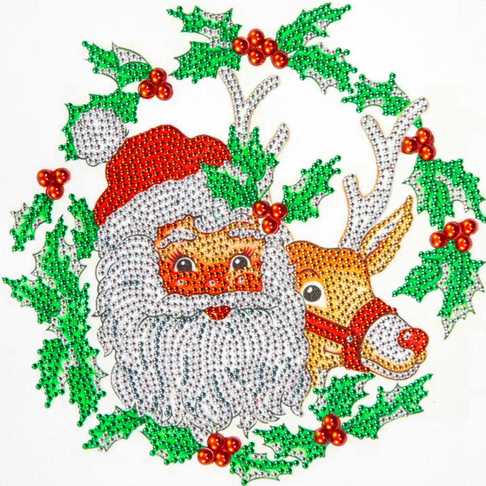 

Santa - Special Shaped Diamond Painting - 30*30CM, 501 Original