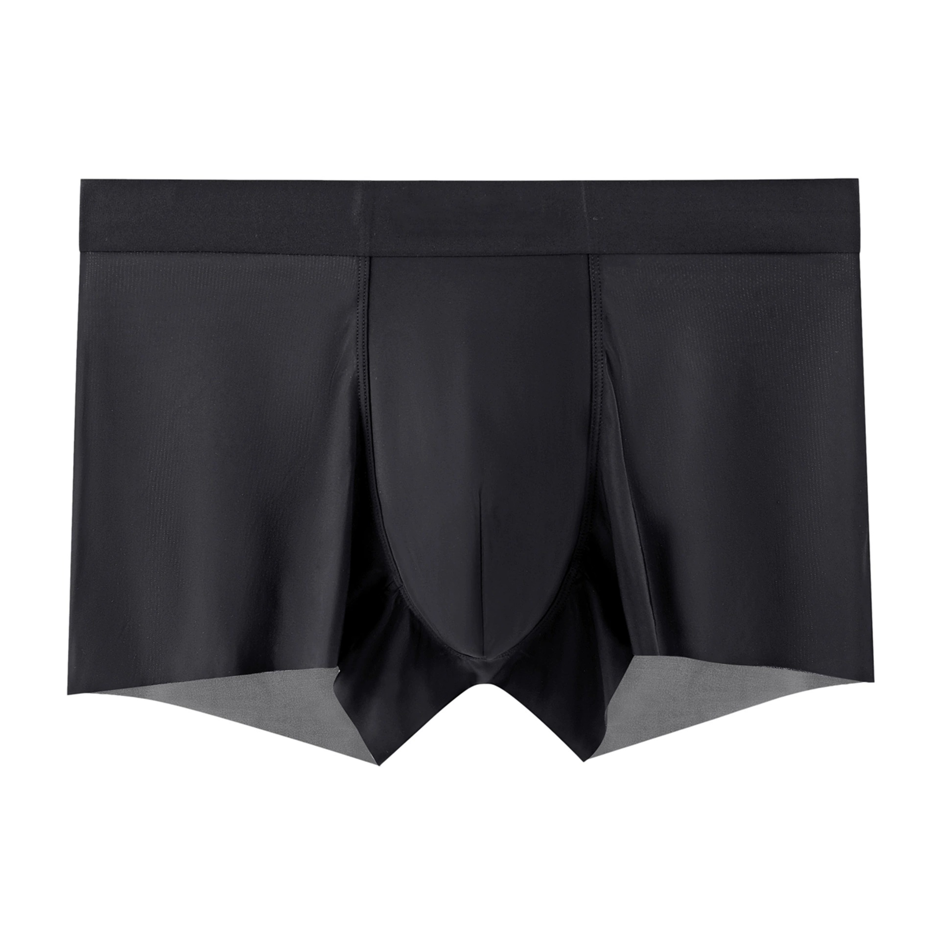 thesupersurf Men's Ultra-Thin Breathable Ice Silk Underwear Lightweight Moisture-Wicking Comfortable Everyday Panties 
