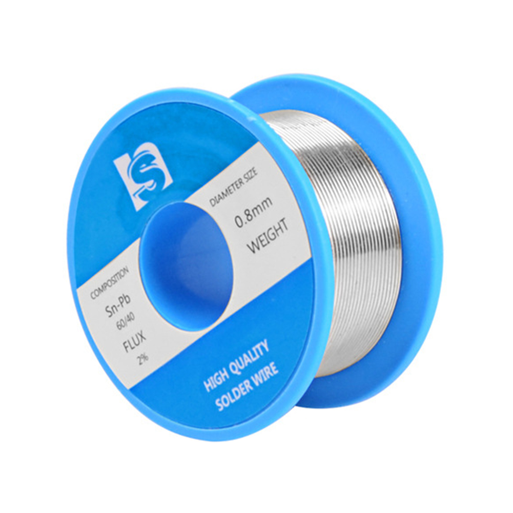 

60/40 Low Melting Point Tin Wire 50g 0.8mm High Purity Solder Wire Roll, 501 Original