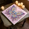 DIY Pearl Painting Butterfly for Home Wall Decor with Frame(25x25cm)