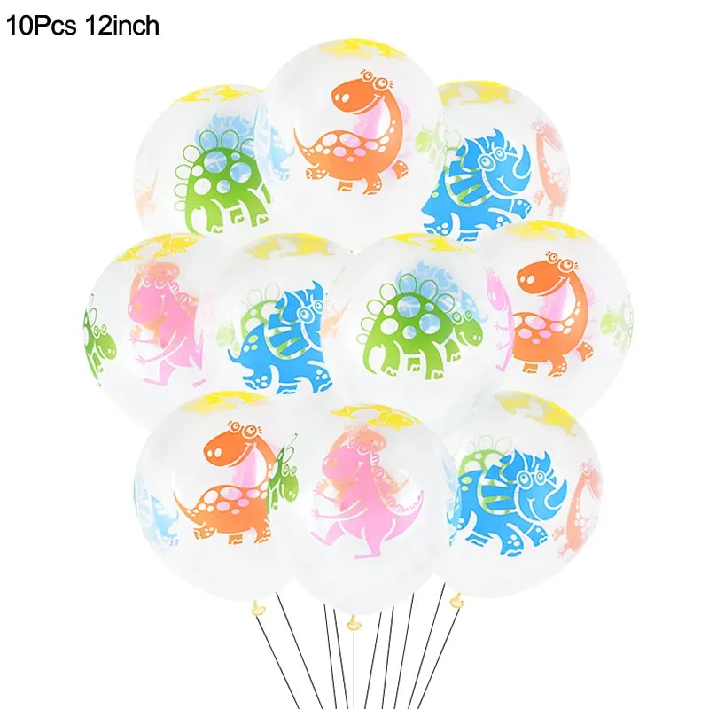 Dinosaur Party Balloon Dinosaur Birthday Party Foil Number Balloons Kids Wild Animal Jungle Birthday Party Decorations Globos