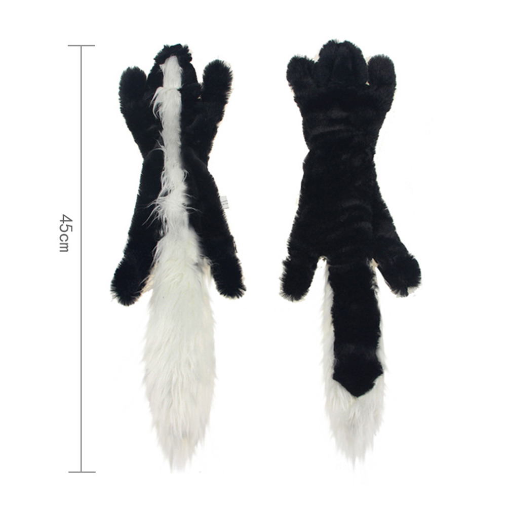 

Pet Supplies Dog Simulation Animal Toy Sound Plush Skunk Doll, 501 Original