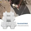 Garden DIY Path Maker Pavement Mold Concrete Stone Road Cement Brick Mold
