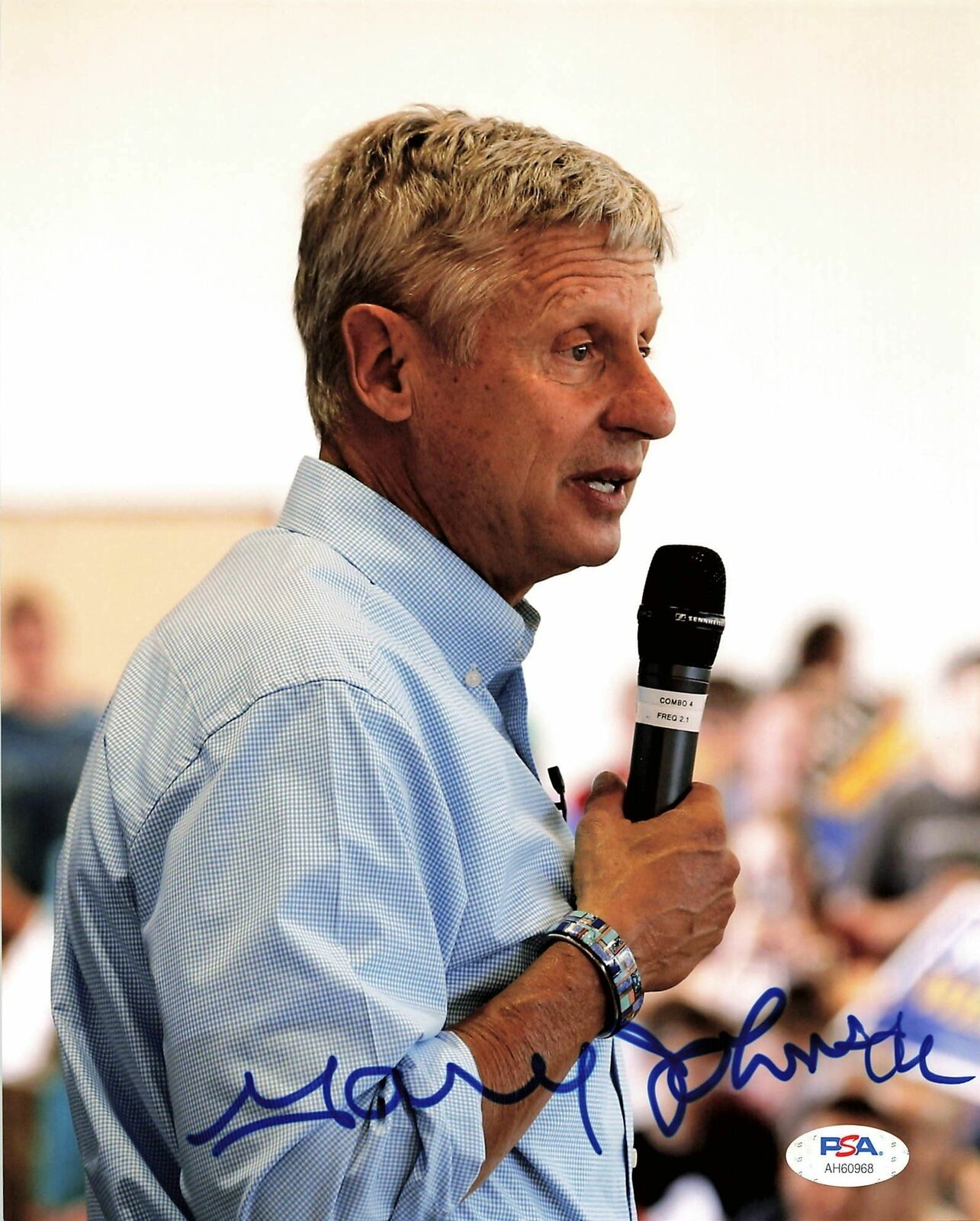 Gary Johnson signed 8x10 Photo Poster painting PSA/DNA Autographed Politician