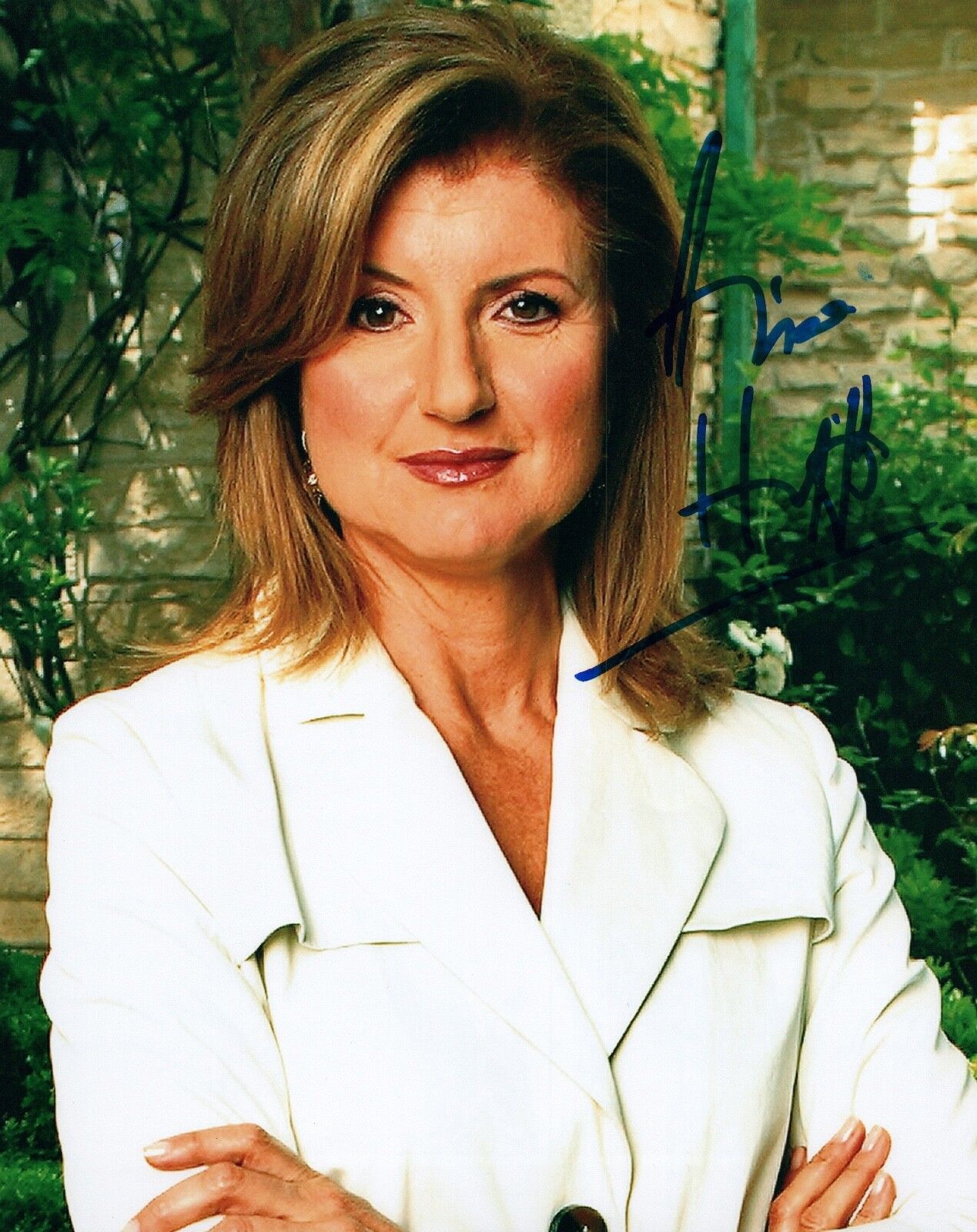 Arianna Huffington Signed Autographed 8x10 Photo Poster painting The Huffington Post COA VD