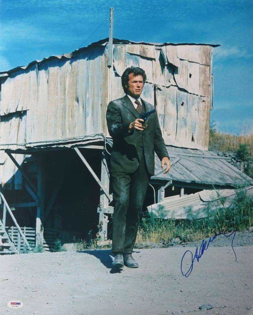 Clint Eastwood Signed Dirty Harry Authentic 16x20 Photo Poster painting (PSA/DNA) #I11743