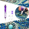 DIY Diamond Painting Stift Diamond Art Stift Diamond Painting Werkzeuge (8 Stück lila)