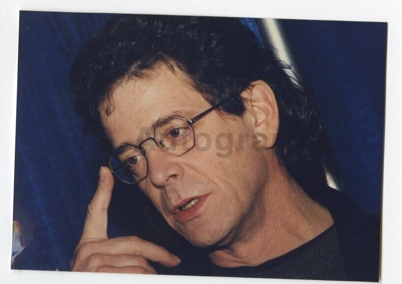 Lou Reed - Candid Photo Poster paintinggraph by Peter Warrack - Previously Unpublished