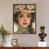 Diamond Painting-DIY Full Round Drill Modern Girl(40*50CM)