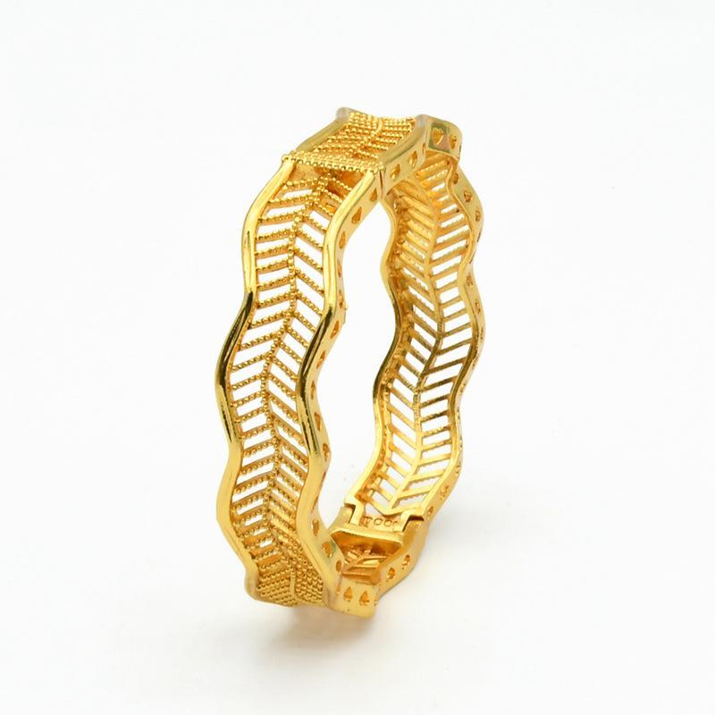 Gold Plated Openwork Jewelry Bridal Wedding Bracelet | Oxredo Shop Ramadan Sale