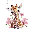 2Pcs Giraffe - 5d DIY Handwerk Anhänger