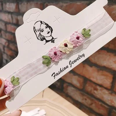 Fairy Tales Aesthetic Cottagecore Fashion Vintage Embroidered Flower Choker QueenFunky