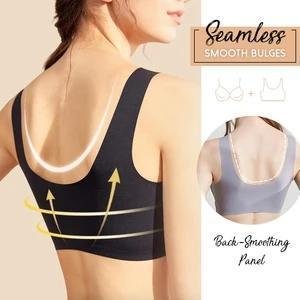 Wireless Push Up Comfort Shock-proof Latex Pad Lace Bra
