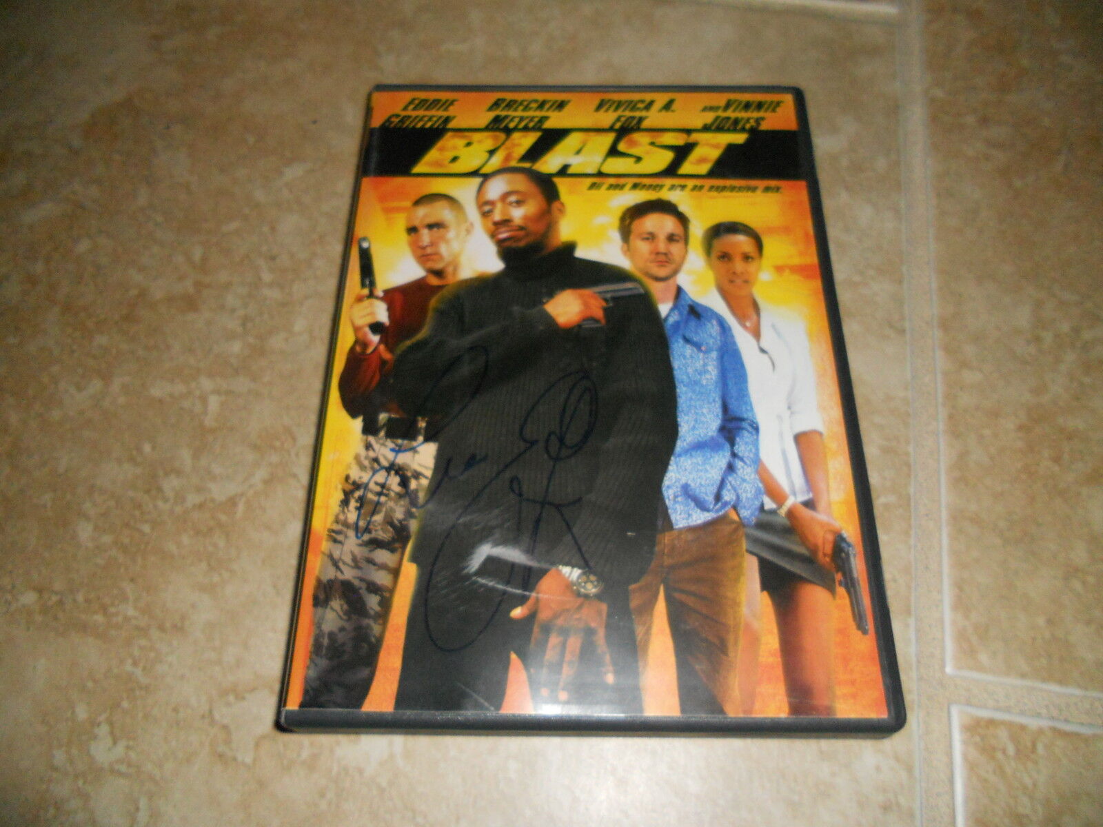 Eddie Griffin Signed Autographed Blast DVD Cover Photo Poster painting PSA Guaranteed