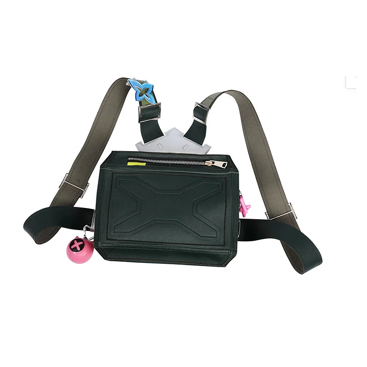 Valorant Clove Black Backpack Cosplay Shoulder Bag Crossbody Canvas Bags School Bag Unisex Messenger Bag
