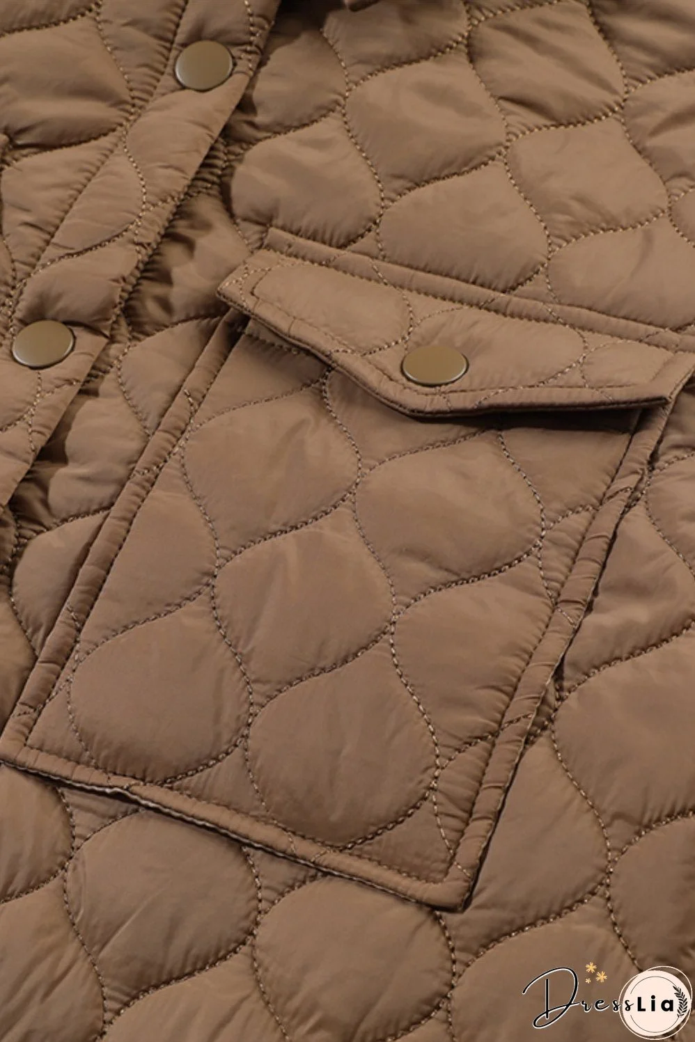 Snap Down Collared Winter Coat