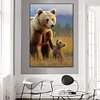 (50*70cm)Bears - Full Round Drill Diamond Painting