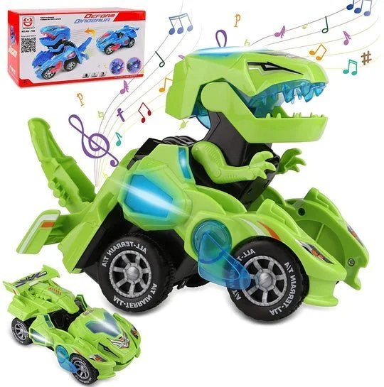 🦖🦖LED DINOSAUR TRANSFORMATION CAR TOY