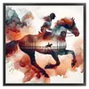 Running Horse-11CT Stamped Cross Stitch 40*40cm/15.75*15.75in tapestrymarket