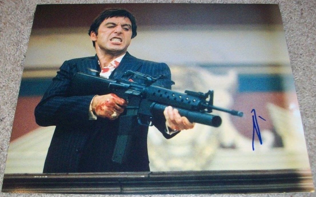 AL PACINO SIGNED AUTOGRAPH SCARFACE THE GODFATHER HEAT 11x14 Photo Poster painting w/EXACT PROOF