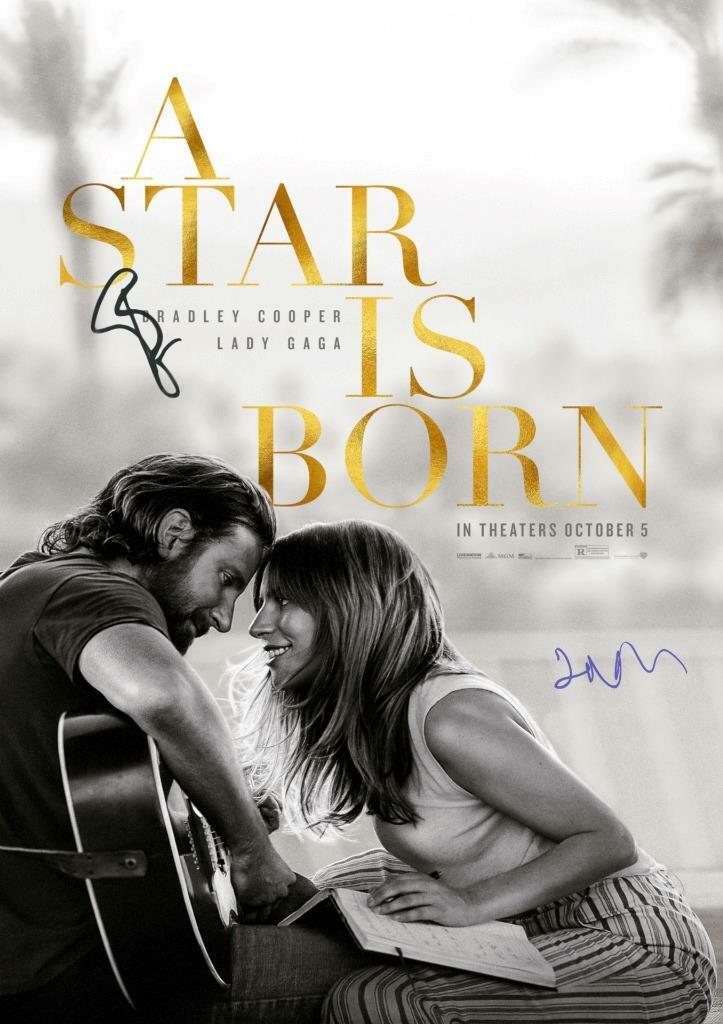 A Star is Born PP SIGNED 12 X 8