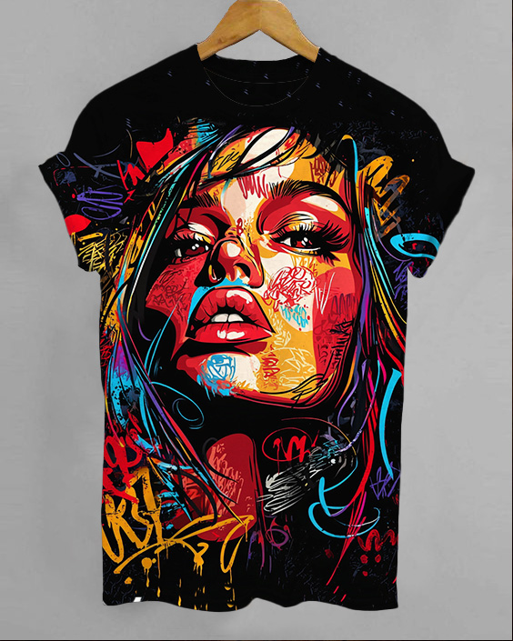 Graffiti Face T-Shirt