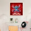 Red Heart Stitch-11CT Stamped Cross Stitch 40*40cm/15.75*15.75in