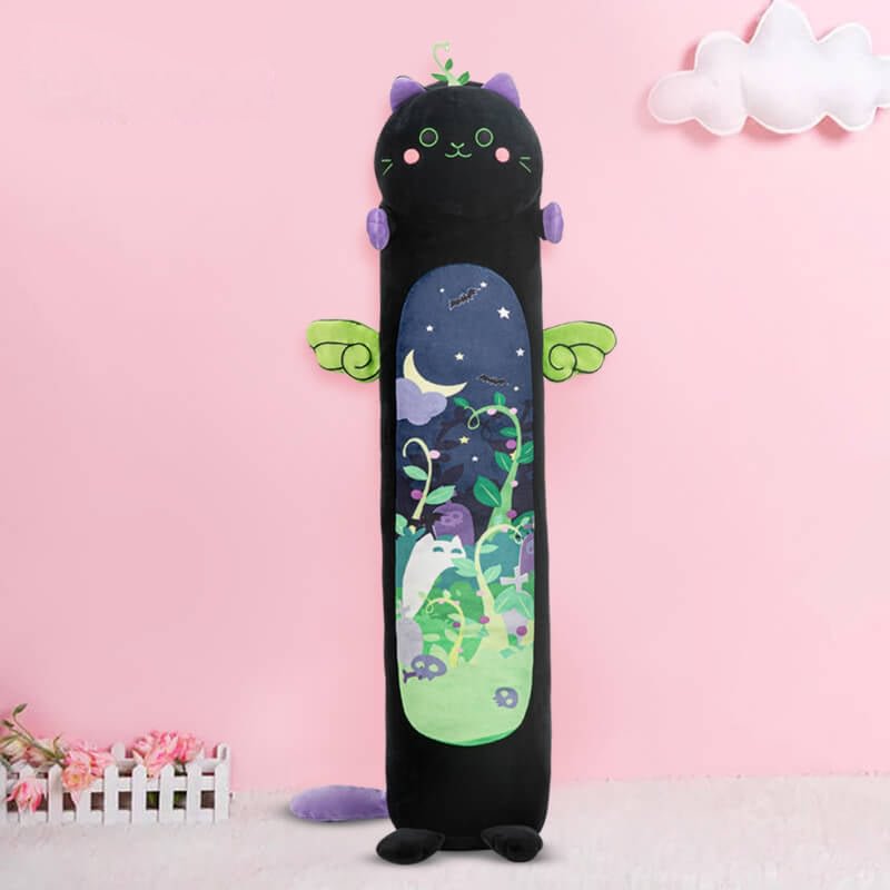 Mewaii® Loooong Family Long Cat Plush Pillow Giant Stuffed Animals Squishy Toys