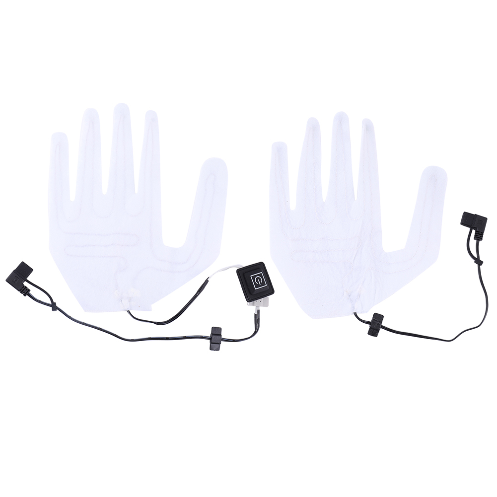 

Motorcycle Heated Five-Finger Gloves Sheet Outdoor Cycling Hand Warmer Pad, Usb with switch, 501 Original