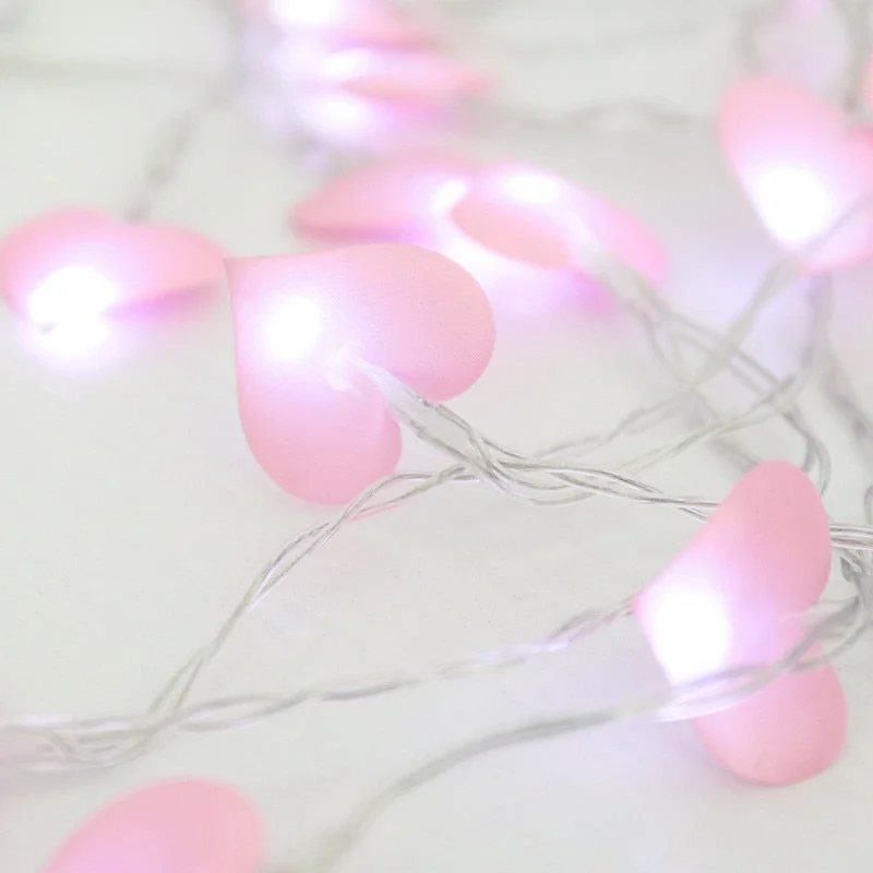 Christmas Gift Love Cotton Light String New Year Decor Christmas Decoration for Home Christmas Tree Decorations Wedding Decoration Navidad 2021