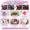 Train DIY Partial Drill Rhinestone Diamond Painting Kit 30x30cm