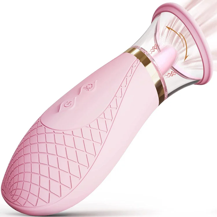 【NEW】Pink Princess -  Tongue Licker 3 Suction and 9 Vibration Clitorisl Suction Vibrator