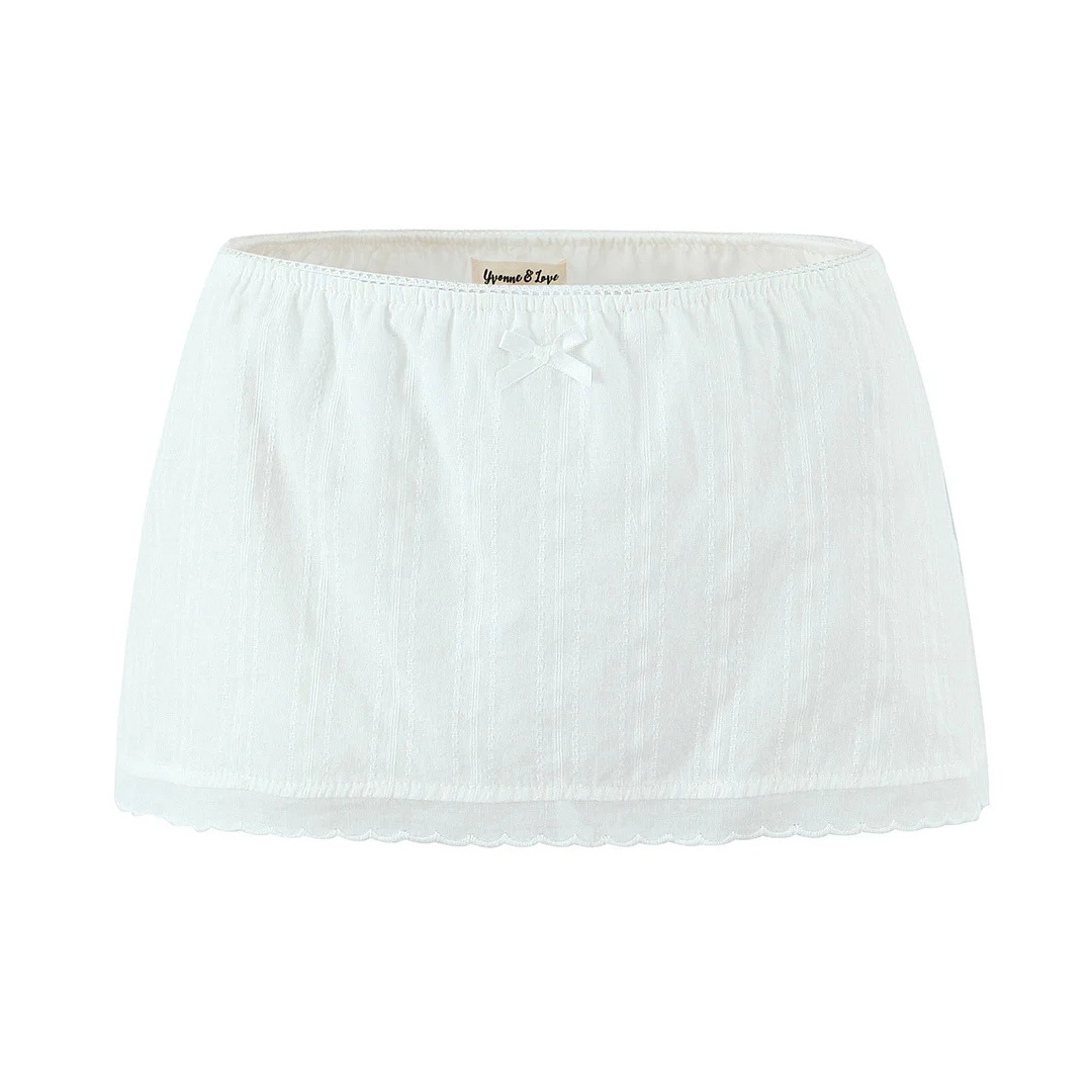 Nigikala Nigikala Women's Clothing 2025 Summer Splicing Lace Check-Shirt + Short Skirt Suit Women C27574/5F