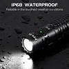 APLOS E10 Rechargeable LED Flashlight, 1300 High Lumens Pocket Flashlight USB C, 6 Modes Super Bright Small Tactical Flash Light for EDC, Camping, Emergency, Inspection, Repair APLOS Dive Light Official