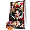 Diamond Painting-DIY Full Round Drill JQK Poker Character(40*60CM)