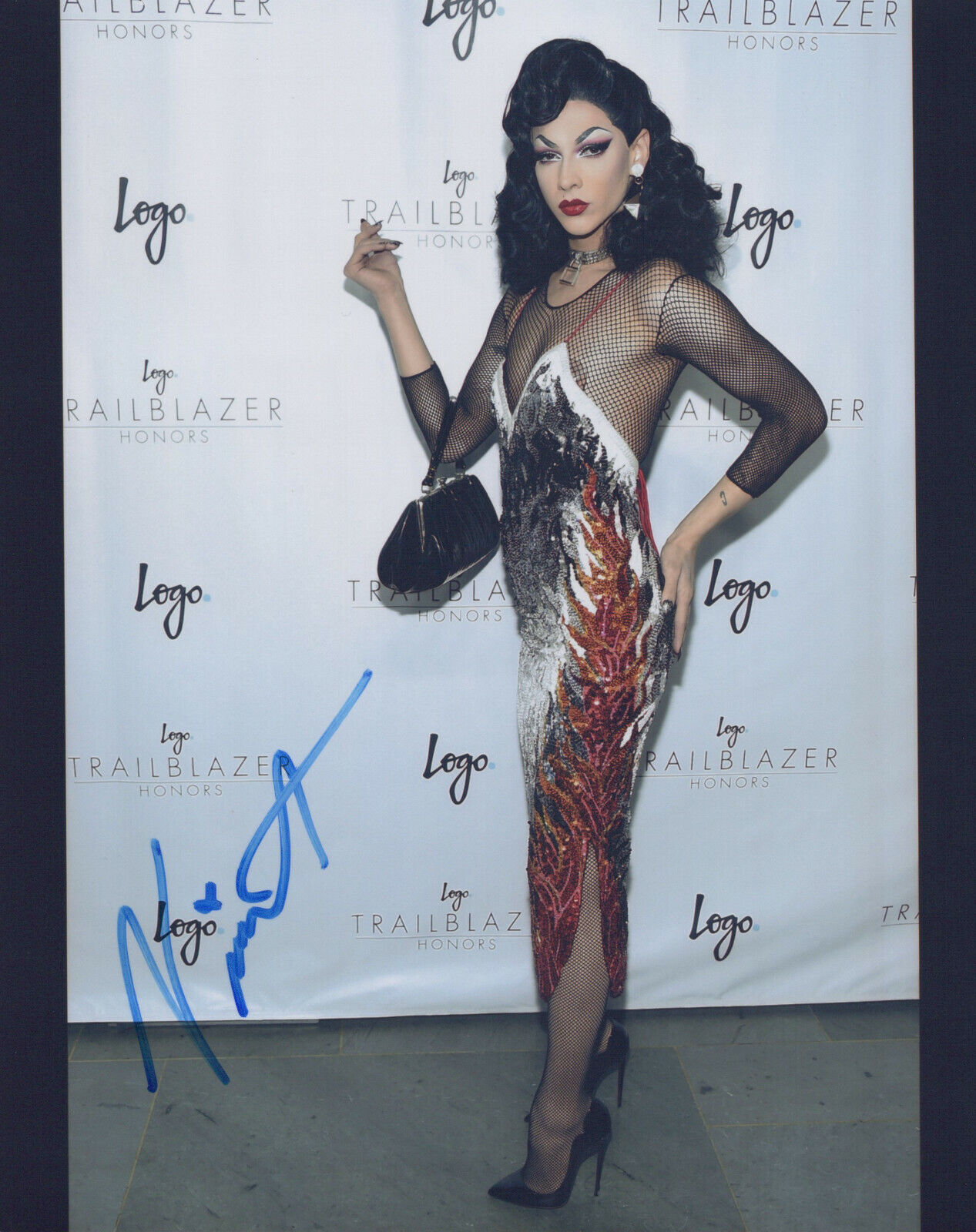 Violet Chachki (RuPaul's Drag Race) signed 8x10 Photo Poster painting In-person